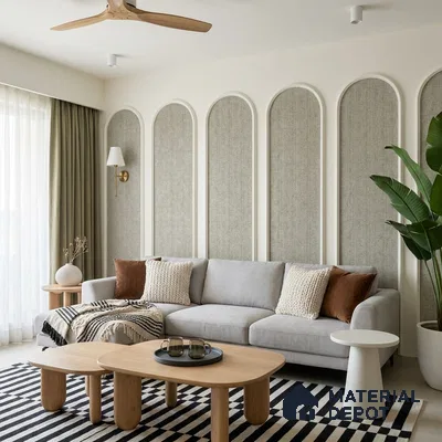 6053 | 10 Meter x 21 Inches Texture Look Wallpaper - 57.41 Sq. Ft. | Minimum 15% wastage during installation