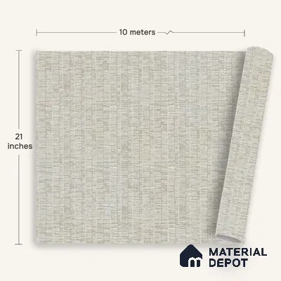 6054 | 10 Meter x 21 Inches Texture Look Wallpaper - 57.41 Sq. Ft. | Minimum 15% wastage during installation