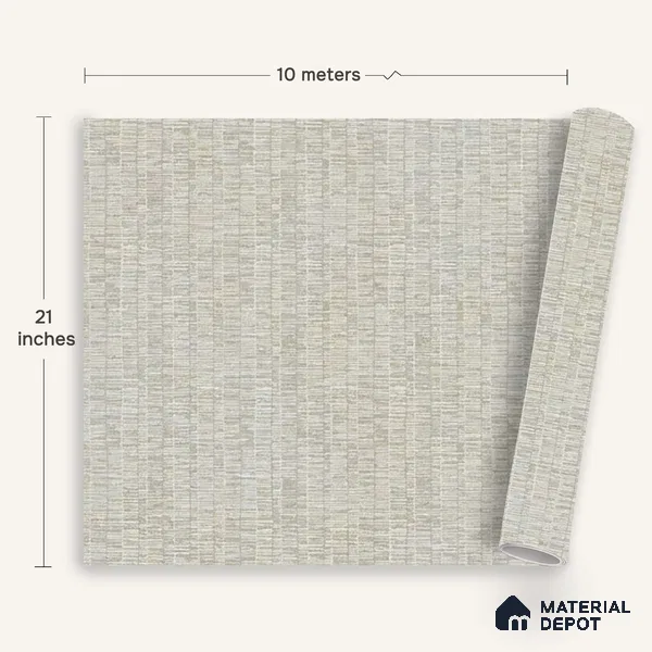 6054 | 10 Meter x 21 Inches Texture Look Wallpaper - 57.41 Sq. Ft. | Minimum 15% wastage during installation