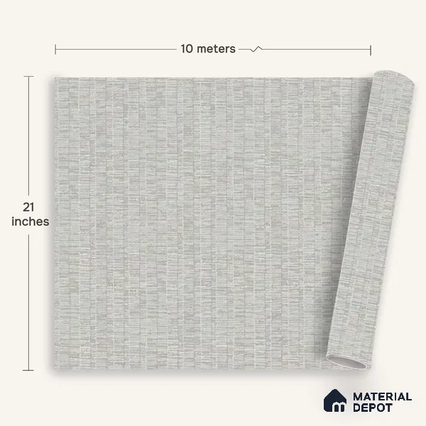 6055 | 10 Meter x 21 Inches Texture Look Wallpaper - 57.41 Sq. Ft. | Minimum 15% wastage during installation