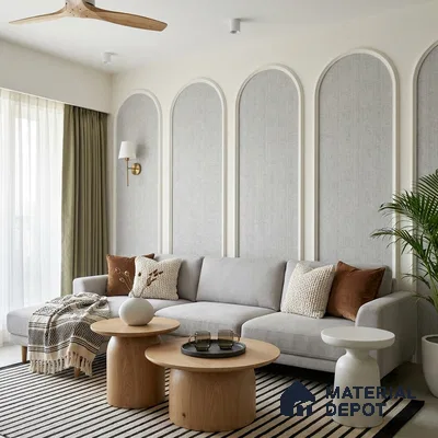 6055 | 10 Meter x 21 Inches Texture Look Wallpaper - 57.41 Sq. Ft. | Minimum 15% wastage during installation