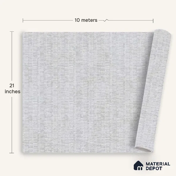 6056 | 10 Meter x 21 Inches Texture Look Wallpaper - 57.41 Sq. Ft. | Minimum 15% wastage during installation