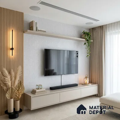 6056 | 10 Meter x 21 Inches Texture Look Wallpaper - 57.41 Sq. Ft. | Minimum 15% wastage during installation