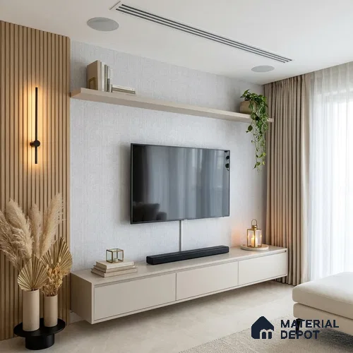 6056 | 10 Meter x 21 Inches Texture Look Wallpaper - 57.41 Sq. Ft. | Minimum 15% wastage during installation
