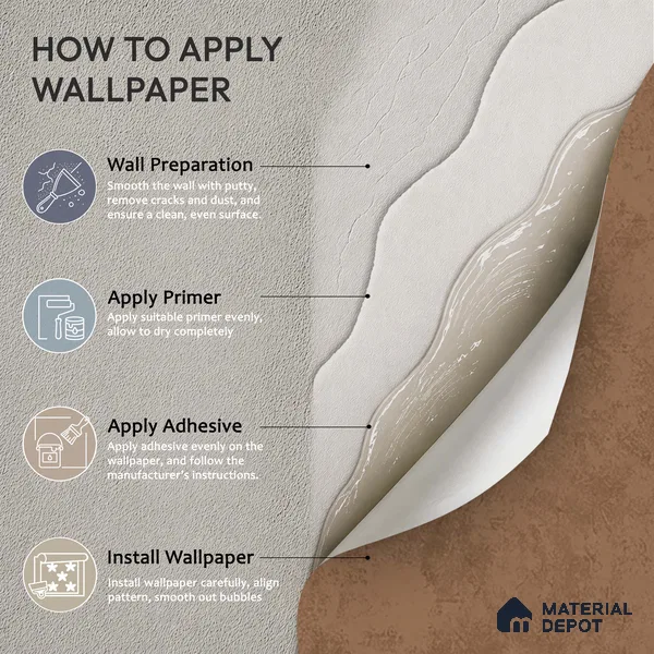 6057 | 10 Meter x 21 Inches Texture Look Wallpaper - 57.41 Sq. Ft. | Minimum 15% wastage during installation