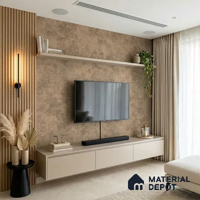 6059 | 10 Meter x 21 Inches Texture Look Wallpaper - 57.41 Sq. Ft. | Minimum 15% wastage during installation