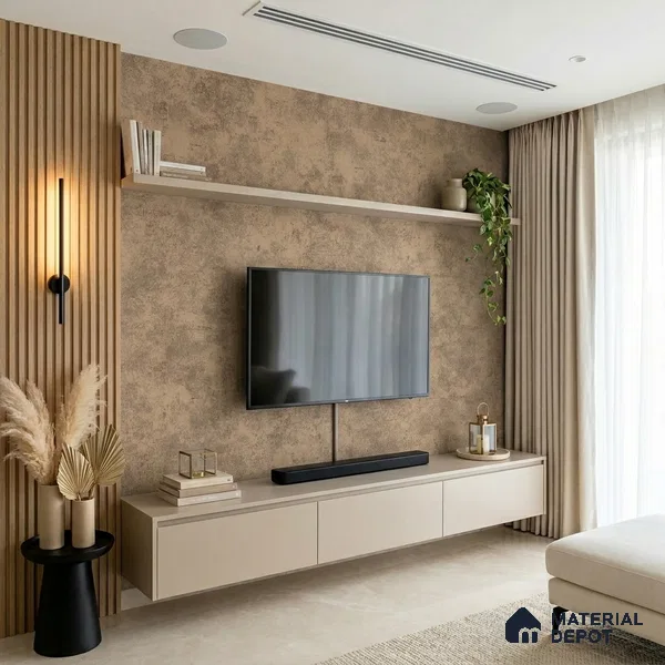 6059 | 10 Meter x 21 Inches Texture Look Wallpaper - 57.41 Sq. Ft. | Minimum 15% wastage during installation