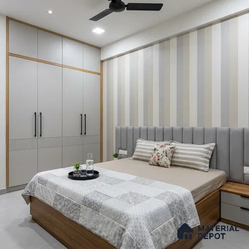 6060 | 10 Meter x 21 Inches Stripes Look Wallpaper - 57.41 Sq. Ft. | Minimum 15% wastage during installation