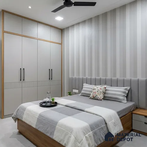 6061 | 10 Meter x 21 Inches Stripes Look Wallpaper - 57.41 Sq. Ft. | Minimum 15% wastage during installation