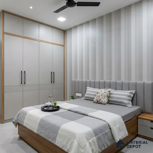 6061 | 10 Meter x 21 Inches Stripes Look Wallpaper - 57.41 Sq. Ft. | Minimum 15% wastage during installation