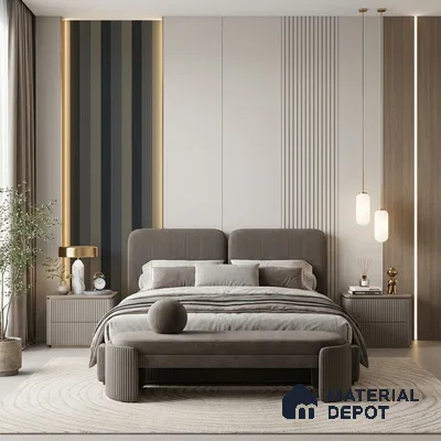 6063 | 10 Meter x 21 Inches Stripes Look Wallpaper - 57.41 Sq. Ft. | Minimum 15% wastage during installation