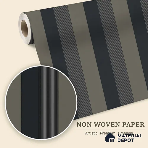 6063 | 10 Meter x 21 Inches Stripes Look Wallpaper - 57.41 Sq. Ft. | Minimum 15% wastage during installation
