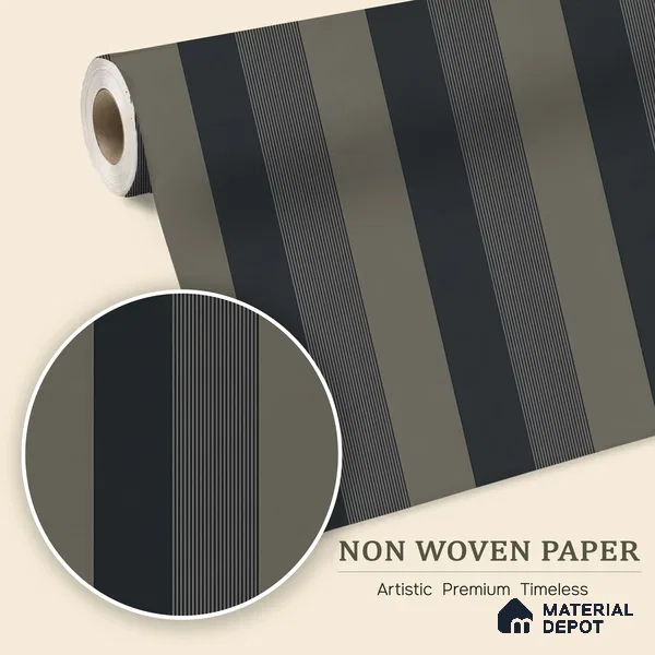 6063 | 10 Meter x 21 Inches Stripes Look Wallpaper - 57.41 Sq. Ft. | Minimum 15% wastage during installation