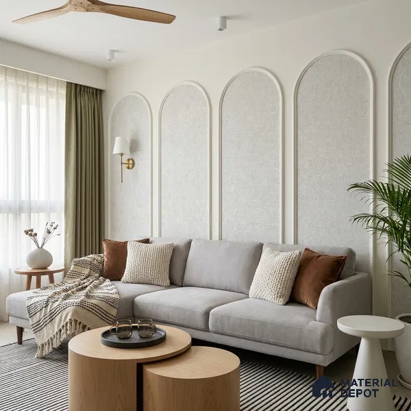 6064 | 10 Meter x 21 Inches Texture Look Wallpaper - 57.41 Sq. Ft. | Minimum 15% wastage during installation