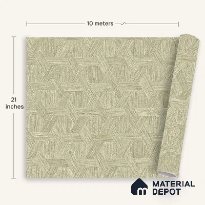 6065 | 10 Meter x 21 Inches Texture Look Wallpaper - 57.41 Sq. Ft. | Minimum 15% wastage during installation