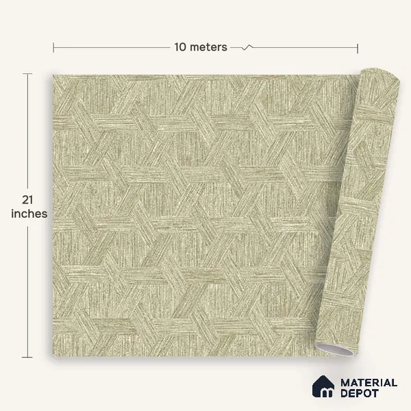 6065 | 10 Meter x 21 Inches Texture Look Wallpaper - 57.41 Sq. Ft. | Minimum 15% wastage during installation