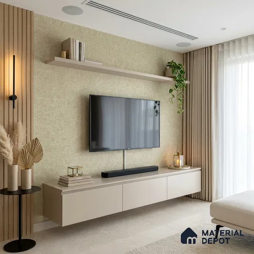 6065 | 10 Meter x 21 Inches Texture Look Wallpaper - 57.41 Sq. Ft. | Minimum 15% wastage during installation