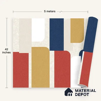 72505-2 | 5 Meter x 42 Inches Abstract Look Wallpaper - 57.41 Sq. Ft. | Minimum 15% wastage during installation
