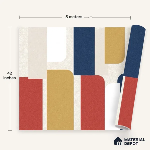 72505-2 | 5 Meter x 42 Inches Abstract Look Wallpaper - 57.41 Sq. Ft. | Minimum 15% wastage during installation
