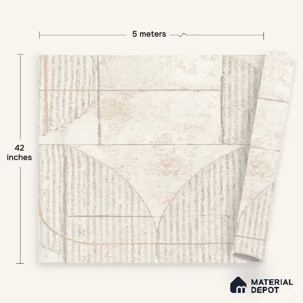72522-2 | 5 Meter x 42 Inches Abstract Look Wallpaper - 57.41 Sq. Ft. | Minimum 15% wastage during installation