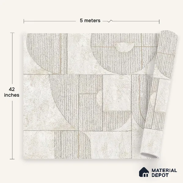 72522-1 | 5 Meter x 42 Inches Abstract Look Wallpaper - 57.41 Sq. Ft. | Minimum 15% wastage during installation