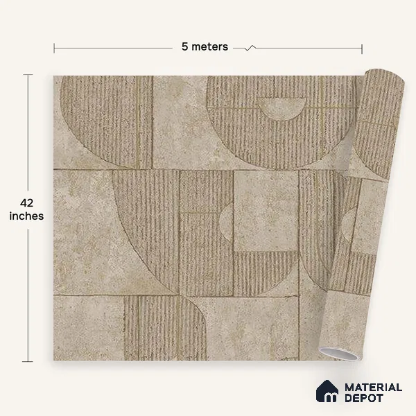 72522-3 | 5 Meter x 42 Inches Abstract Look Wallpaper - 57.41 Sq. Ft. | Minimum 15% wastage during installation