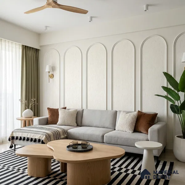 72521-2 | 5 Meter x 42 Inches Plain Look Wallpaper - 57.41 Sq. Ft. | Minimum 10% wastage during installation