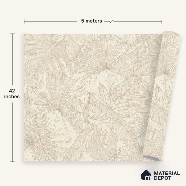 72520-2 | 5 Meter x 42 Inches Florals Look Wallpaper - 57.41 Sq. Ft. | Minimum 15% wastage during installation
