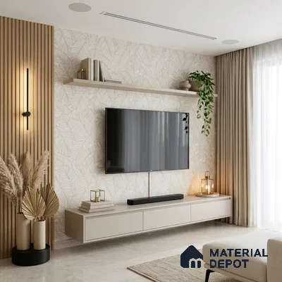 72520-1 | 5 Meter x 42 Inches Florals Look Wallpaper - 57.41 Sq. Ft. | Minimum 15% wastage during installation