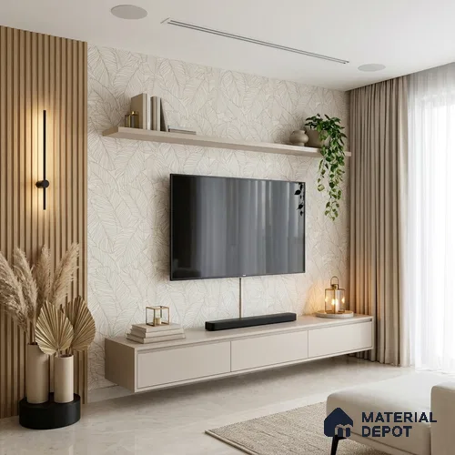 72520-1 | 5 Meter x 42 Inches Florals Look Wallpaper - 57.41 Sq. Ft. | Minimum 15% wastage during installation
