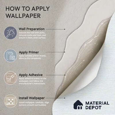 72525-4 | 5 Meter x 42 Inches Patterned Look Wallpaper - 57.41 Sq. Ft. | Minimum 15% wastage during installation