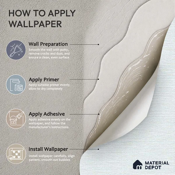 72525-4 | 5 Meter x 42 Inches Patterned Look Wallpaper - 57.41 Sq. Ft. | Minimum 15% wastage during installation