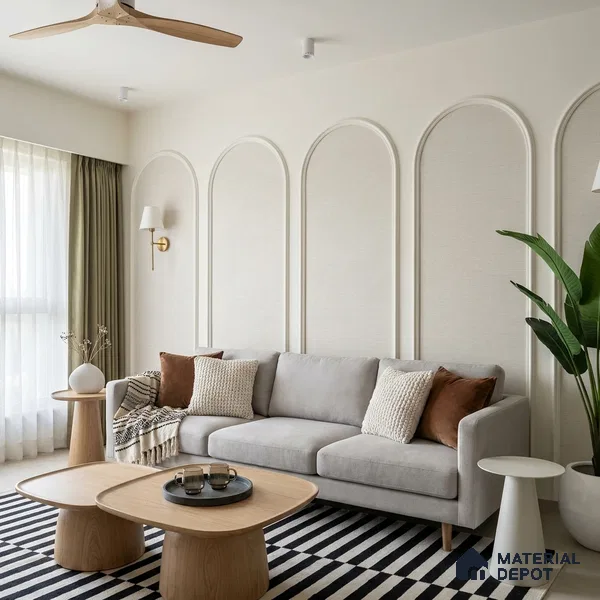72525-6 | 5 Meter x 42 Inches Patterned Look Wallpaper - 57.41 Sq. Ft. | Minimum 15% wastage during installation