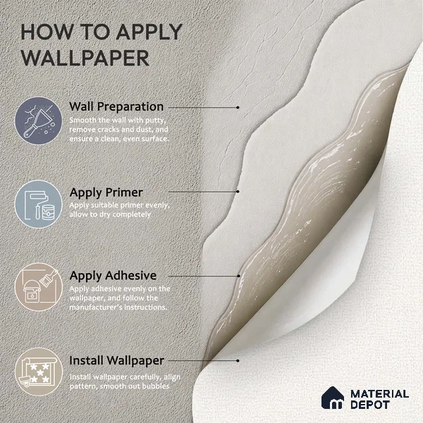 72514-5 | 5 Meter x 42 Inches Patterned Look Wallpaper - 57.41 Sq. Ft. | Minimum 15% wastage during installation