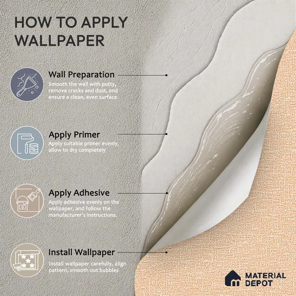 72514-6 | 5 Meter x 42 Inches Patterned Look Wallpaper - 57.41 Sq. Ft. | Minimum 15% wastage during installation