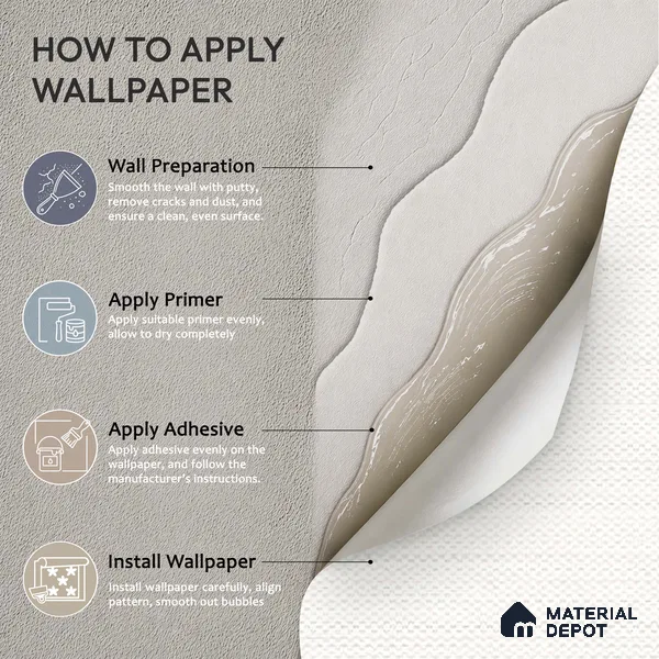 72518-1 | 5 Meter x 42 Inches Patterned Look Wallpaper - 57.41 Sq. Ft. | Minimum 15% wastage during installation