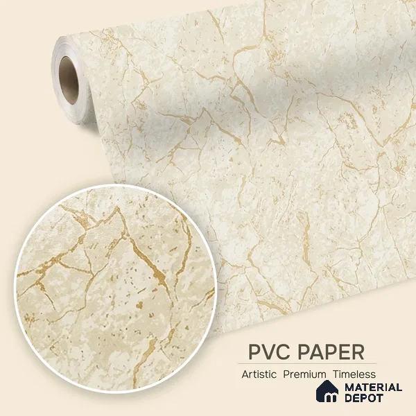 72524-2 | 5 Meter x 42 Inches Marble Look Wallpaper - 57.41 Sq. Ft. | Minimum 10% wastage during installation