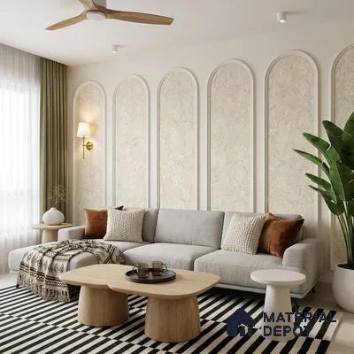 72524-2 | 5 Meter x 42 Inches Marble Look Wallpaper - 57.41 Sq. Ft. | Minimum 10% wastage during installation