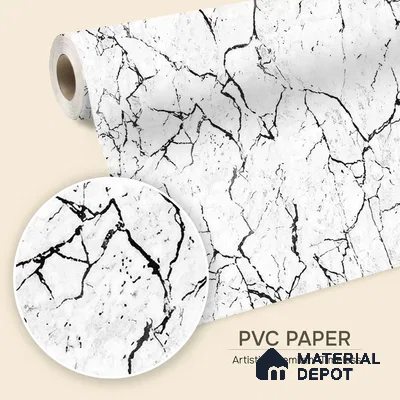 72524-1 | 5 Meter x 42 Inches Marble Look Wallpaper - 57.41 Sq. Ft. | Minimum 10% wastage during installation