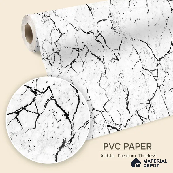 72524-1 | 5 Meter x 42 Inches Marble Look Wallpaper - 57.41 Sq. Ft. | Minimum 10% wastage during installation