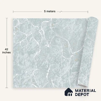 72524-3 | 5 Meter x 42 Inches Marble Look Wallpaper - 57.41 Sq. Ft. | Minimum 10% wastage during installation