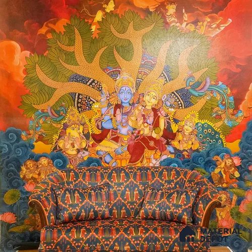 Lotus of kailasa, Kerala Wall Mural (Customised Wallpaper)