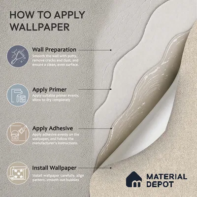 72519-3 | 5 Meter x 42 Inches Patterned Look Wallpaper - 57.41 Sq. Ft. | Minimum 15% wastage during installation