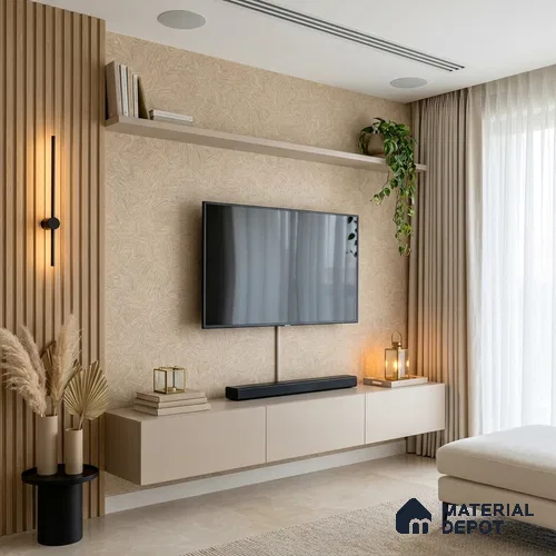72517-3 | 5 Meter x 42 Inches Patterned Look Wallpaper - 57.41 Sq. Ft. | Minimum 15% wastage during installation