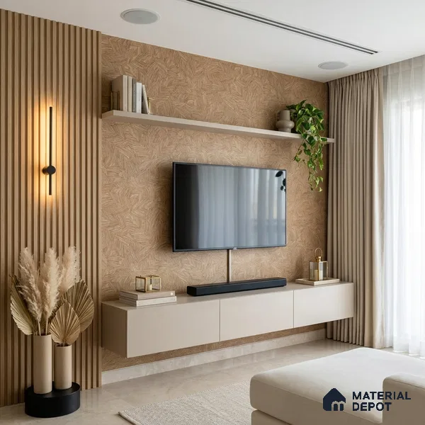 72517-4 | 5 Meter x 42 Inches Patterned Look Wallpaper - 57.41 Sq. Ft. | Minimum 15% wastage during installation