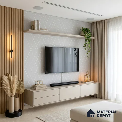 72516-3 | 5 Meter x 42 Inches Texture Look Wallpaper - 57.41 Sq. Ft. | Minimum 15% wastage during installation