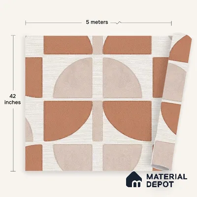 72513-2 | 5 Meter x 42 Inches Abstract Look Wallpaper - 57.41 Sq. Ft. | Minimum 15% wastage during installation