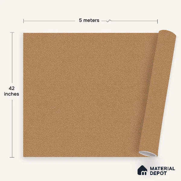72511-4 | 5 Meter x 42 Inches Patterned Look Wallpaper - 57.41 Sq. Ft. | Minimum 15% wastage during installation