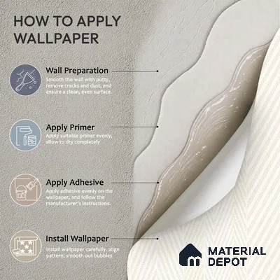 72510-1 | 5 Meter x 42 Inches Patterned Look Wallpaper - 57.41 Sq. Ft. | Minimum 15% wastage during installation