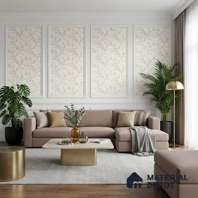 72509-1 | 5 Meter x 42 Inches Florals Look Wallpaper - 57.41 Sq. Ft. | Minimum 15% wastage during installation